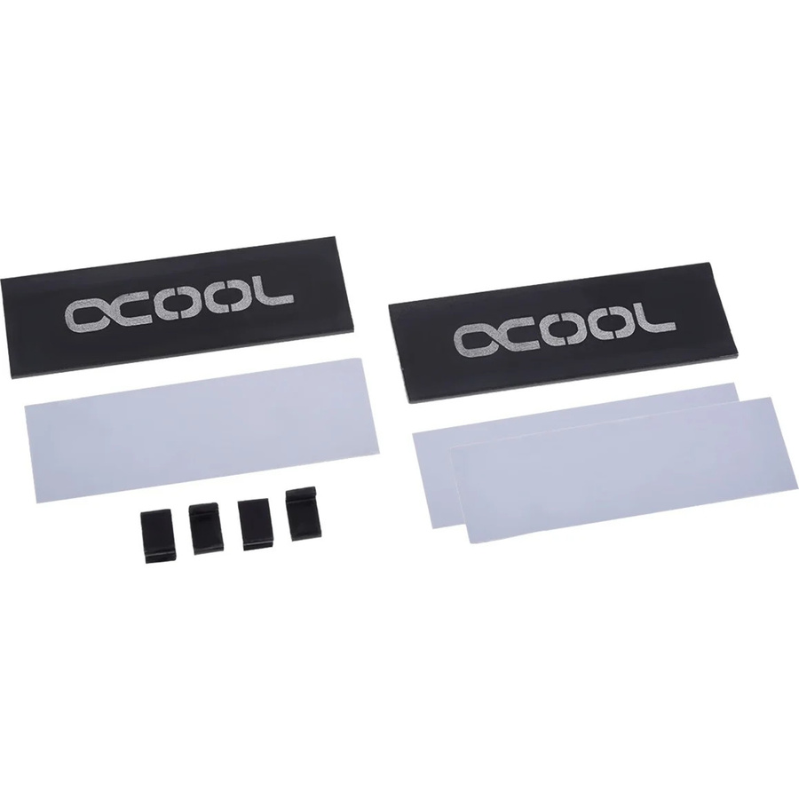 Alphacool HDX M.2 SSD M01 NVMe Kühlkörper, Schwarz, Breite: 80 mm - Bild 1