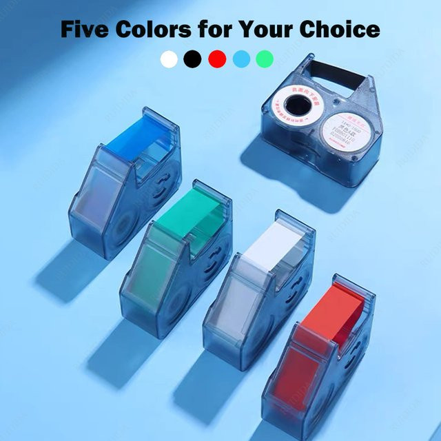 Niimbot B18/N1 Ersatzbandkassette Buntes Carbon-Band für Thermotransferdrucker in Multicolor und Weiß - Bild 1