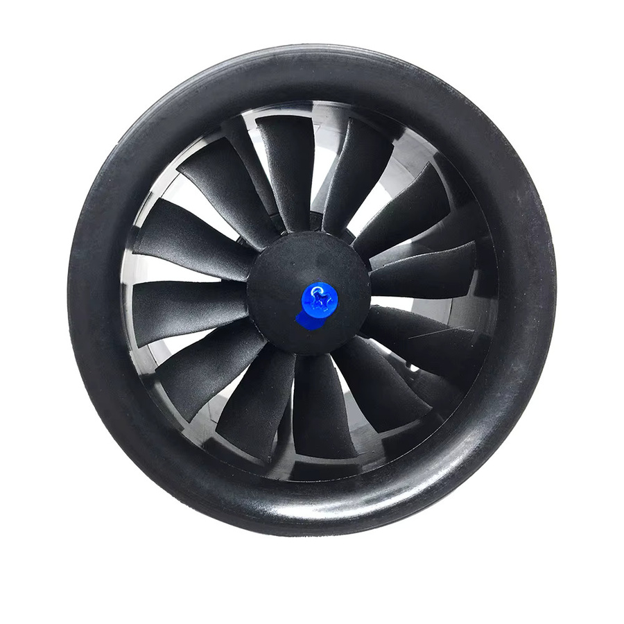 Hobbyocean bürstenloser EDF-Kanalventilator, 70 mm, 12 Flügel, RC Modell - Bild 1