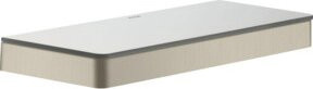 Hansgrohe Axor Universal Wandablage aus Glas in Brushed Nickel, Breite: 30 cm - Bild 1