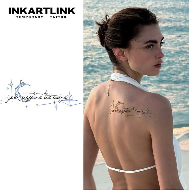 INKARTLINK Temporäre Tattoo Aufkleber, Wasserdicht - Bild 1