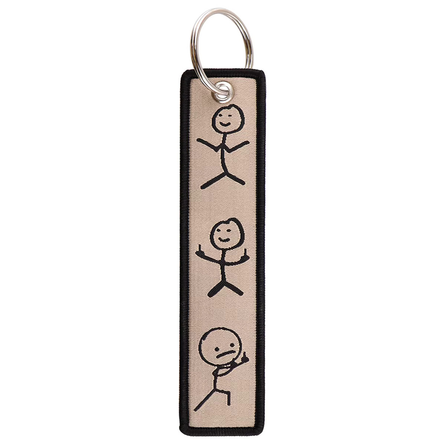 Ramulus Schlüsselanhänger, Stickerei, Stickman - Bild 2