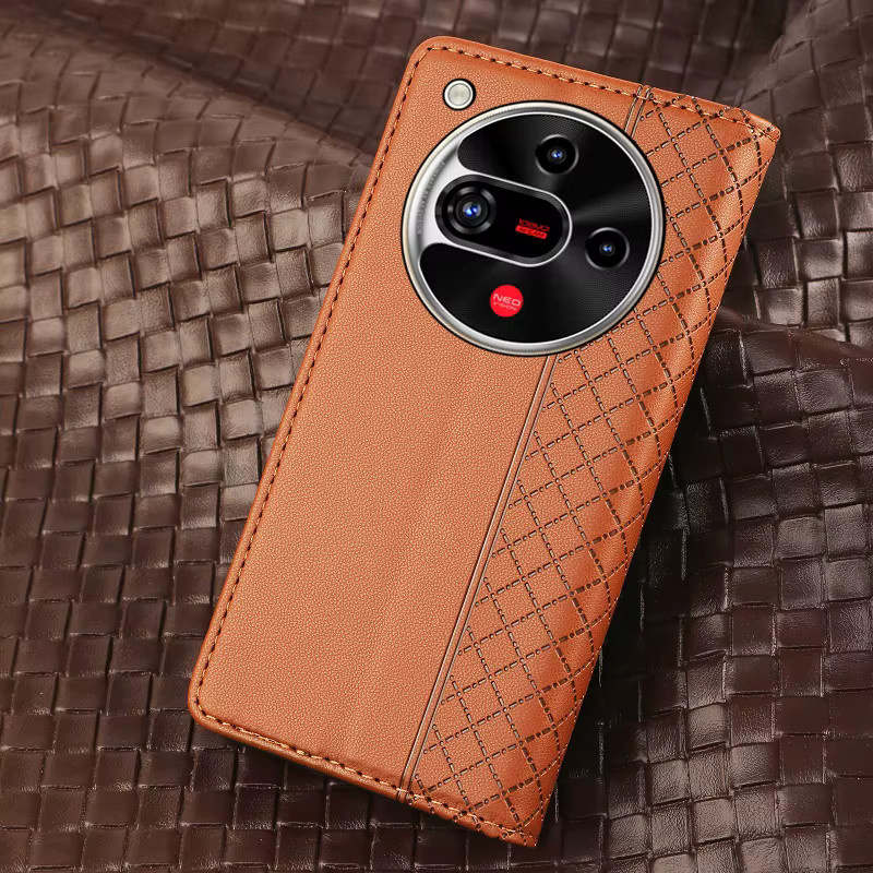 Stoßfeste Flip-Lederhülle für ZTE Nubia Focus 2, Nubia Focus2 Ultra und ZTE Nubia Focus Pro 5G - Bild 1