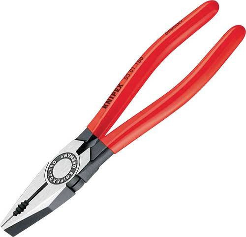 Knipex Kombizange aus Stahl mit Kunststoffgriffen in Schwarz und Rot - Bild 2
