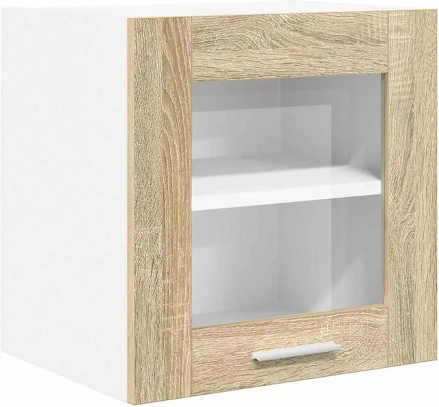 vidaXL Hängeschrank Riga Küchenschrank in Eiche mit Scharniertüren, B/T/H: 40 x 31 x 40 cm - Bild 1