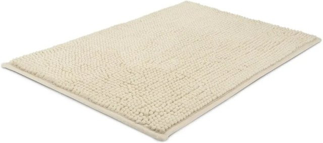 Beautissu BeauMare WR Vorleger Matte in Natur/Beige, B/T: 70 x 120 cm, rutschfest und waschbar - Bild 1