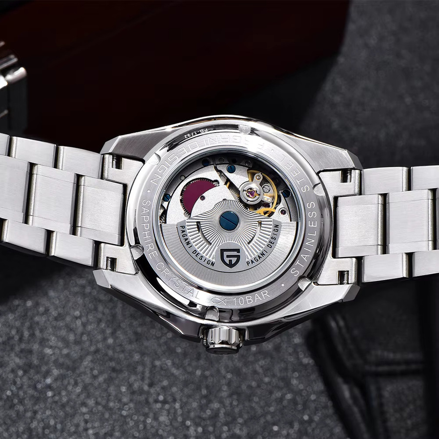 PAGANI DESIGN Automatik-Armbanduhr, GMT, Edelstahl, 40 mm, Herren - Bild 6
