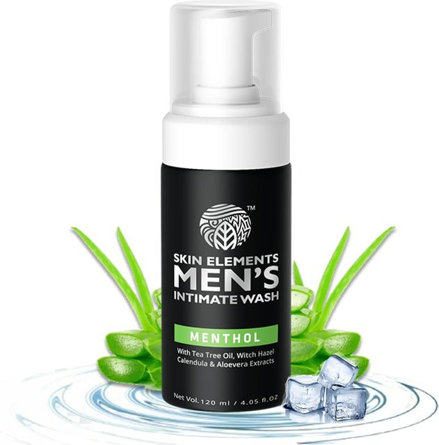 Skin Elements Intimwaschgel mit Menthol, 120 ml, Herren - Bild 1