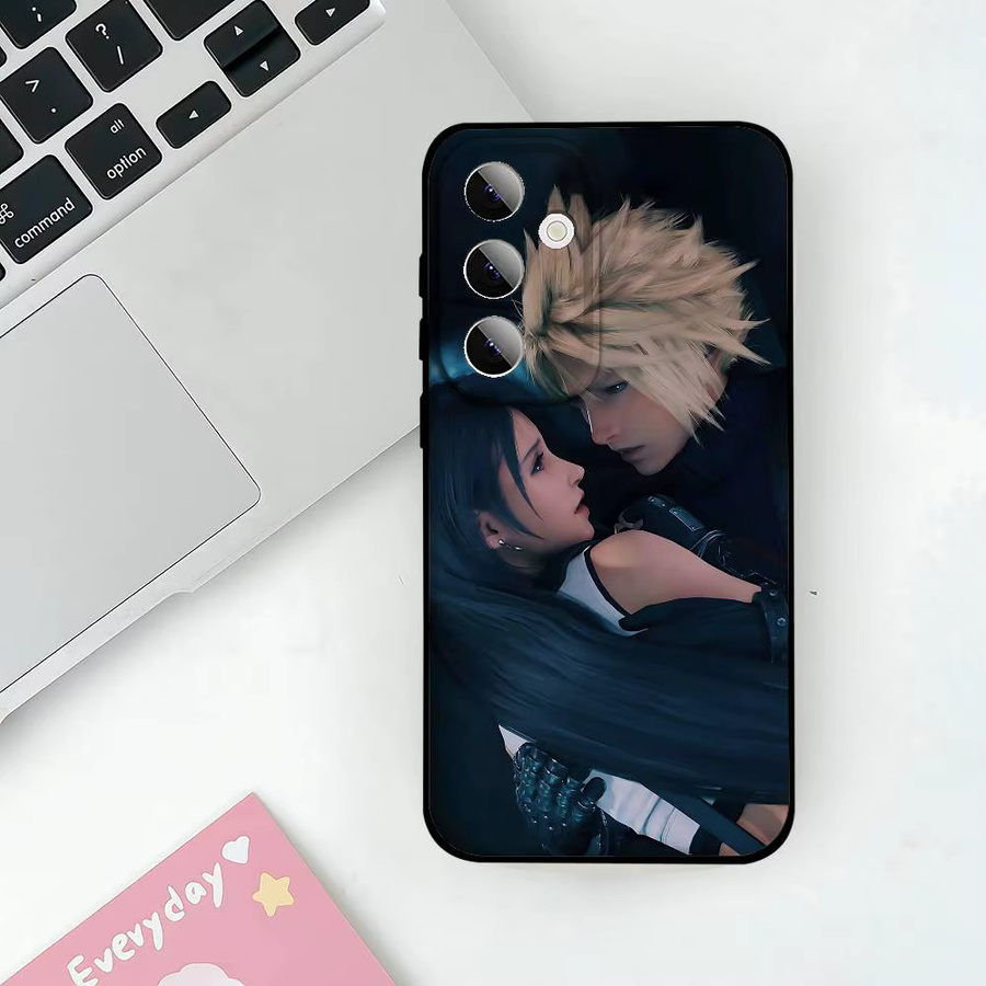Handyhülle T-Tifa Lockhart Design für Samsung Galaxy S21 S22 S23 S24 S25 S26 Ultra FE Plus 5G und A52S Soft Cover Multicolour - Bild 5