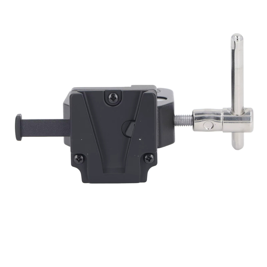Robuste V-Mount-Klemme in Schwarz mit 8,8 Pfund Traglast für Stativ und Batterieadapter - Bild 2