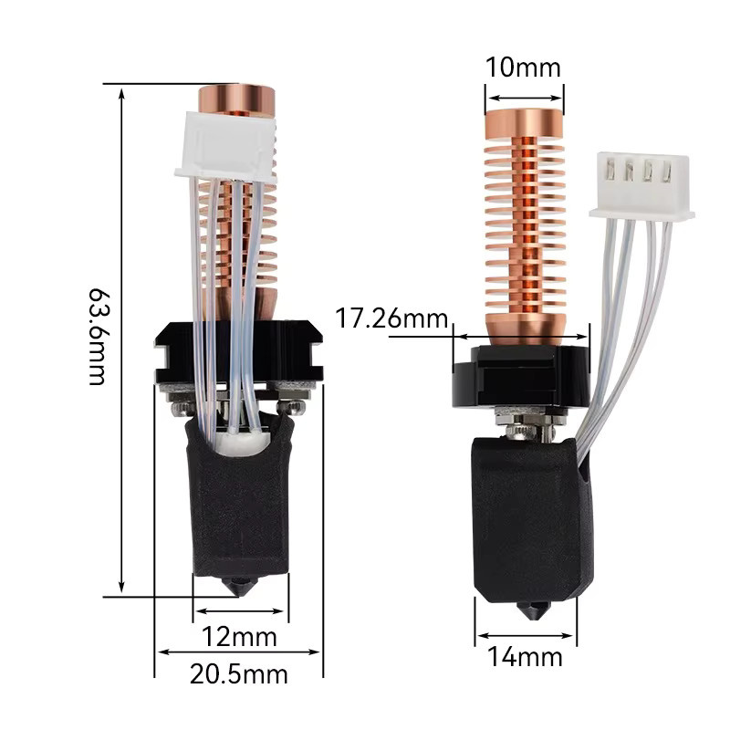 Flashforge Austauschbare Hotend-Düse für Adventurer 5M und 5M Pro - Bild 2
