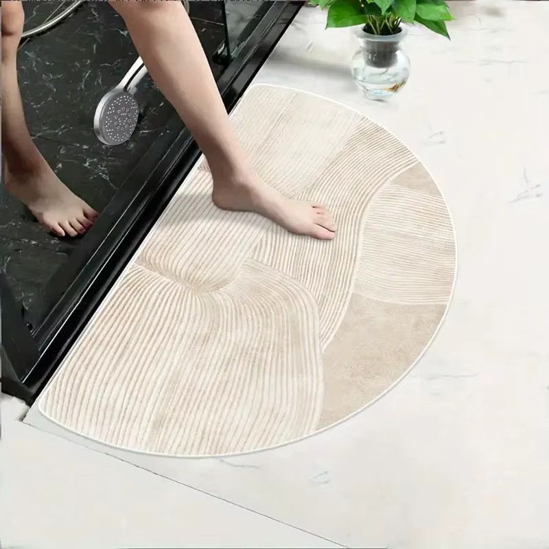 VIKAMA Halbrunde Badezimmermatte für ein minimalistisches Design - Bild 2