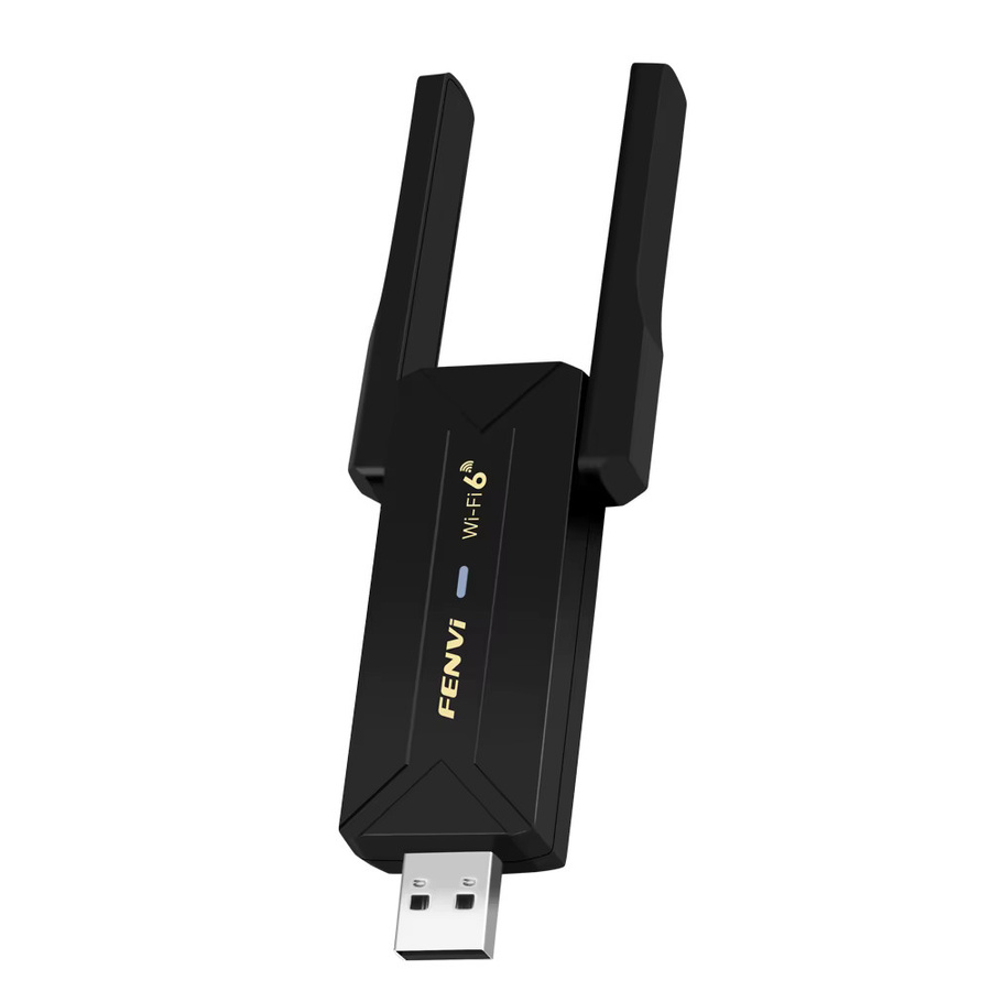 Fenvi AX900 2-in-1 USB-A WLAN-Adapter mit Wi-Fi 6 und Bluetooth 5.3, Dual-Band 2,4G/5GHz Netzwerkkarte, Schwarz - Bild 4