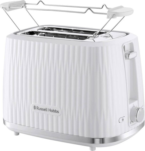 Russell Hobbs Eden Toaster 27370-56 in Weiß und Edelstahl, B/H/L: 17,4 x 27,8 x 19,1 cm - Bild 1