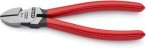 Knipex Seitenschneider mit Kunststoffbeschichtung in Schwarz und Rot, 160 mm - Bild 1