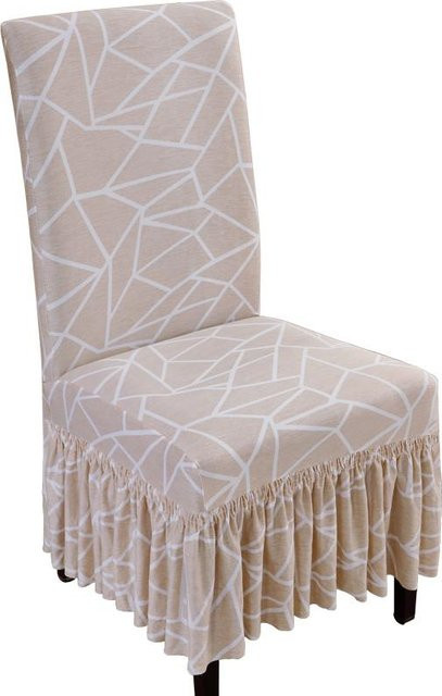Bestbags Stretch Spandex Esszimmerstuhlbezug in Weiß für Bankettstühle und Hochzeitszeremonien - Bild 1