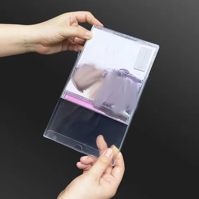 Transparente PET CD und DVD Hüllen zum Staubgeschützten Aufbewahren und Organisieren - Bild 1
