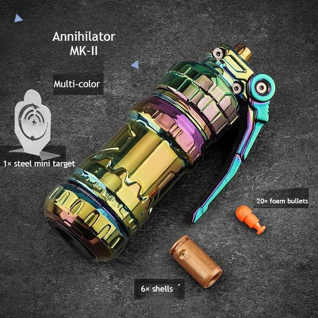 Fashnics Legierungs-Mini-Werfer, Schussauswerfende Granaten-Spielzeug, OneSize - Bild 1