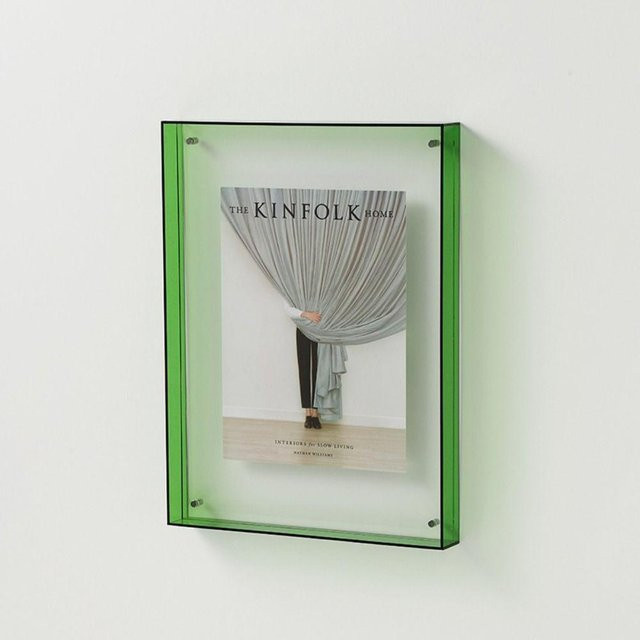 Shenhu Win Acryl-Fotorahmen Transparent Grün, Rechteckig, 21 x 30 cm - Bild 1