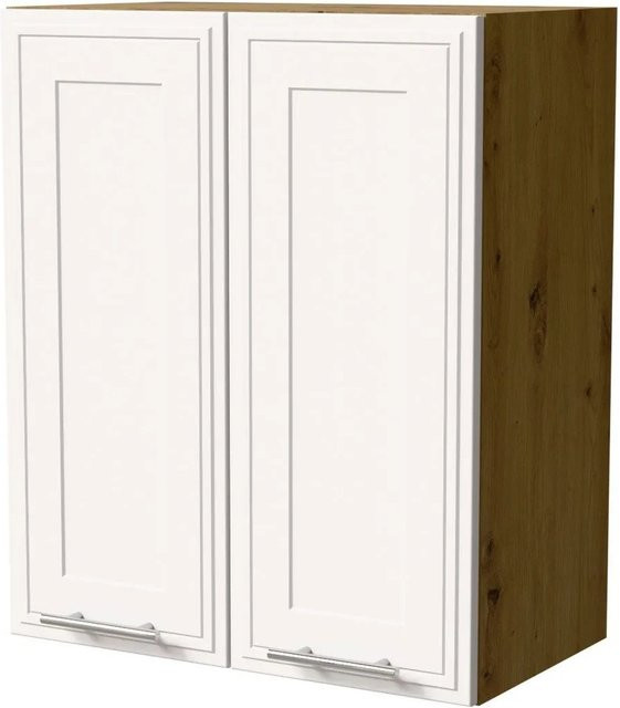 Feldmann-Wohnen Hängeschrank Salo W3 Küchenschrank in Eiche Artisan und Weiß Matt mit Soft-Close-Türen, B/T/H: 60 x 32,5 x 72 cm - Bild 1