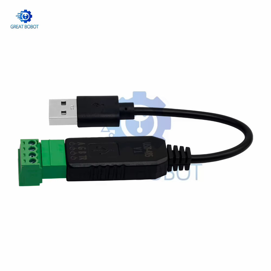 baishundianzi RS485-zu-USB-Konverter Anschlussplatinenmodul in Schwarz - Bild 2