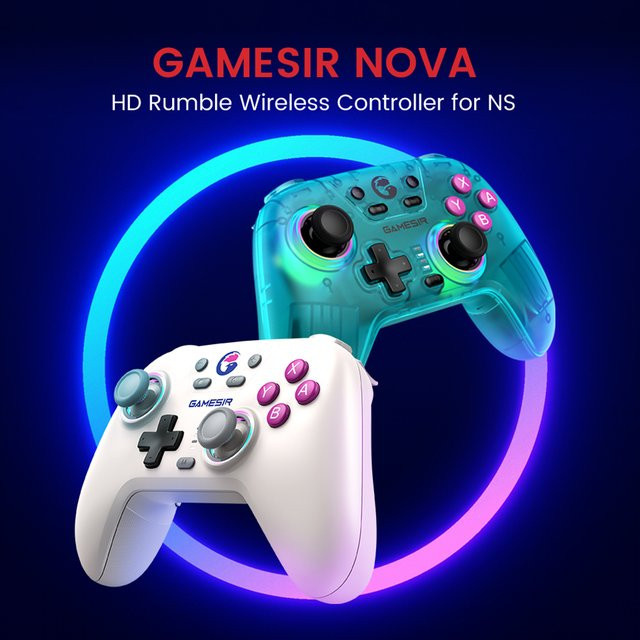 GameSir Nova Wireless Controller mit Hall Effect Joystick für Nintendo Switch, iPhone, Android und PC in Weiß - Bild 1