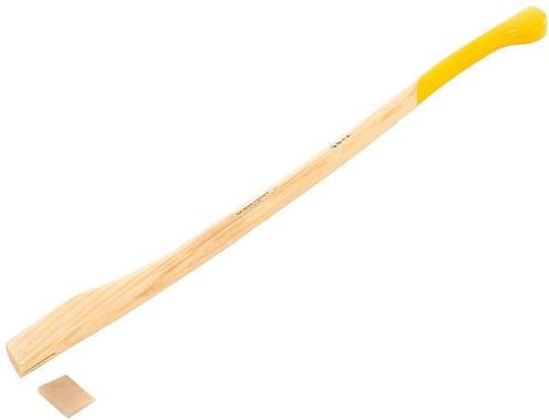 Ochsenkopf Ersatzstiel aus Holz, gelb, Länge: 1100 mm, Gewicht: 1310 g - Bild 1