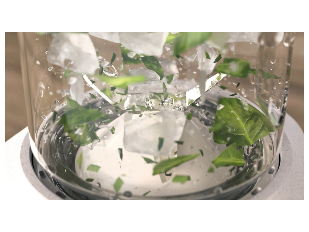 Philips Standmixer Eco Conscious Edition HR2500/00, 350W, Glasbehälter 0,6 l, Seidenweiß Matt - Bild 2