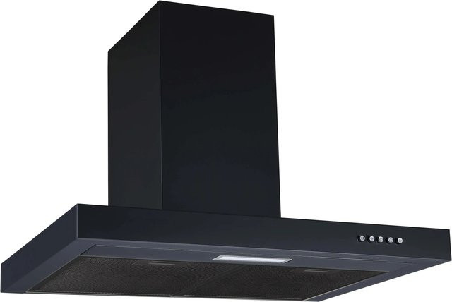 PKM Dunstabzugshaube 6004BH Blockhaube Schwarz B/H/T: 60 x 83 x 45 cm - Bild 1