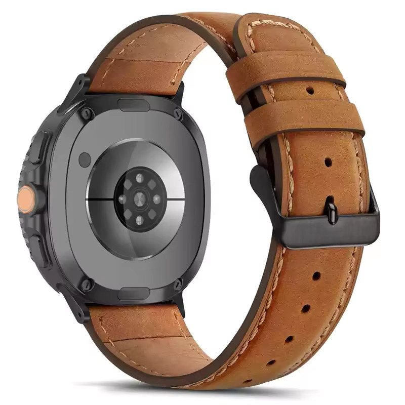 Uhrenarmband Leder, Samsung Galaxy Watch 8, braun, Unisex - Bild 1