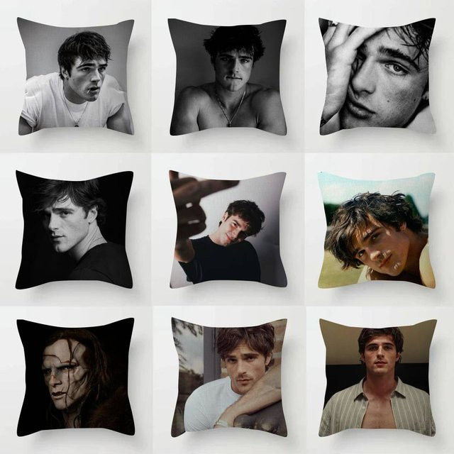 Kissenbezug mit Jacob Elordi Motiv für Sofa und Auto - Bild 1