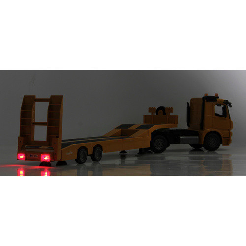 Jamara Mercedes-Benz Tieflader Mercedes Arocs Spielzeug-Tieflader 1:20 gelb ab 6 Jahren - Bild 3