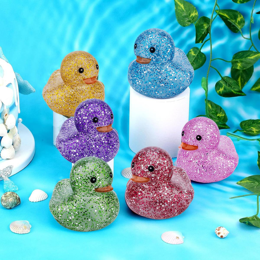 Linyi toy Ente Spielzeug Gummi Mehrfarbig 0-3 Jahre - Bild 3