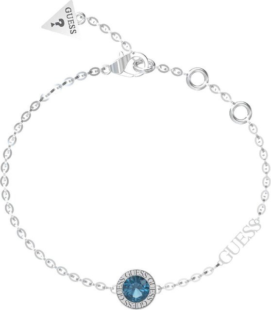 Guess Armband, Edelstahl, Silber, Kristall, Zirkonia, Damen - Bild 1