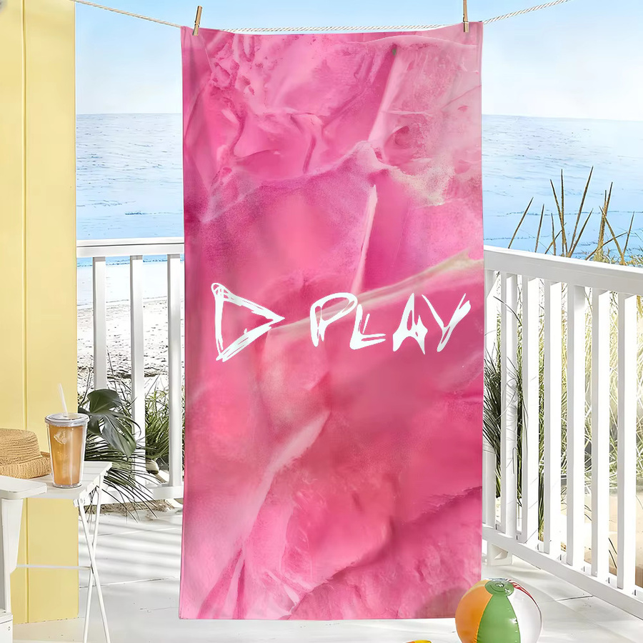 Singer E-Ed Sheeran Play Towel sandfreies Strandtuch für Sport, Reise und Camping - Bild 4