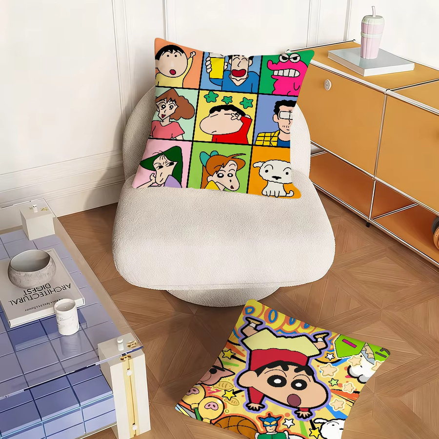 Crayon Shin-chan Kissenbezug quadratisch, Mehrfarbig, B/T: 30 x 30 cm - Bild 3