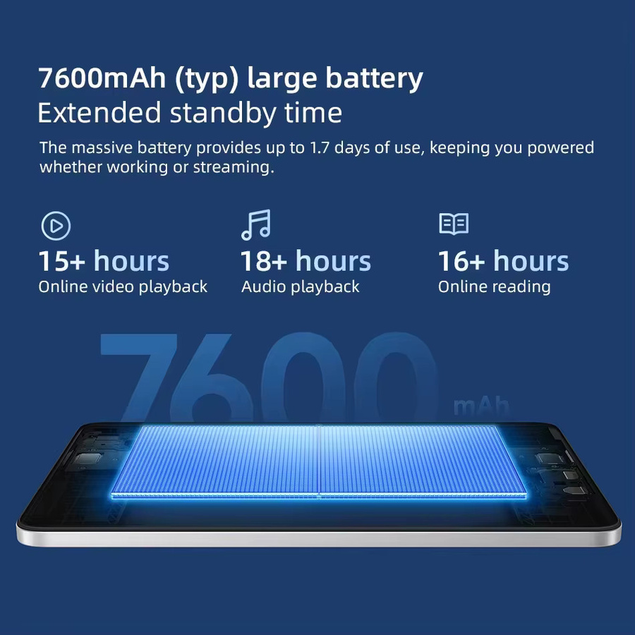 Xiaomi Redmi Pad 2 Tablet mit 9,7 Zoll 2K 120Hz Display, Snapdragon 6s Gen 2, WiFi und 7600mAh Akku, Grau - Bild 6