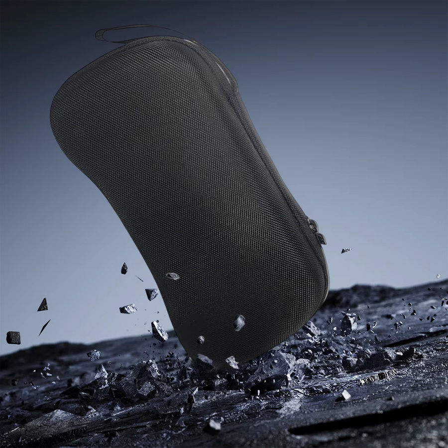 APWIKOGER Aufbewahrungstasche für Retroid Pocket 6 Handheld Grip in Schwarz mit Netztaschen und kratzfestem Schutz - Bild 3