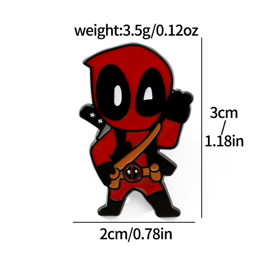 Bandai Broche Deadpool, Legierung, Unisex - Bild 2