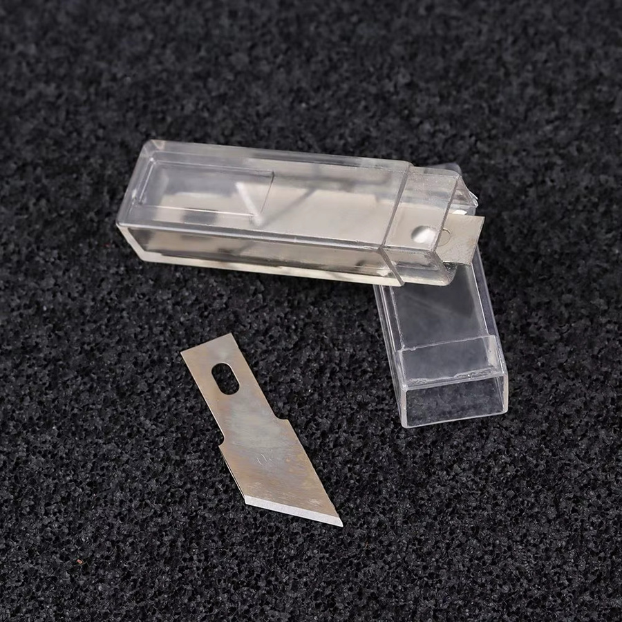 Hobby-Messer Set mit 10 Klingen und 5 Skalpell-Teilen in Silber, ideal für PCB-Reparatur und Handwerk - Bild 2