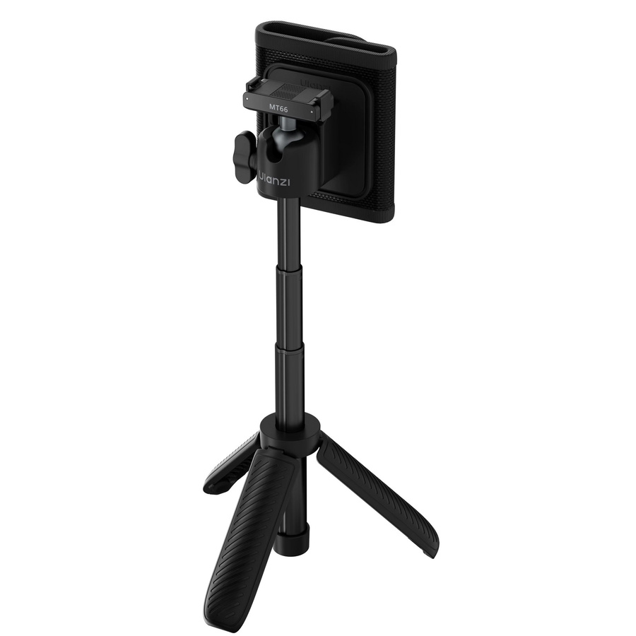 Ulanzi MT66 Mini Schnellverschluss-Stativ und Selfie-Stick in Schwarz für DJI Action 6/Nano und Insta360 GO - Bild 7