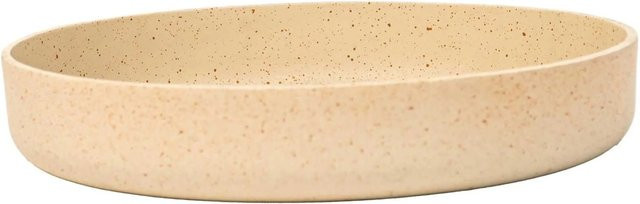 Vivanno Pflanzschale Oryven aus Fiberglas in Beige, B/T/H: 30 x 30 x 5 cm - Bild 1
