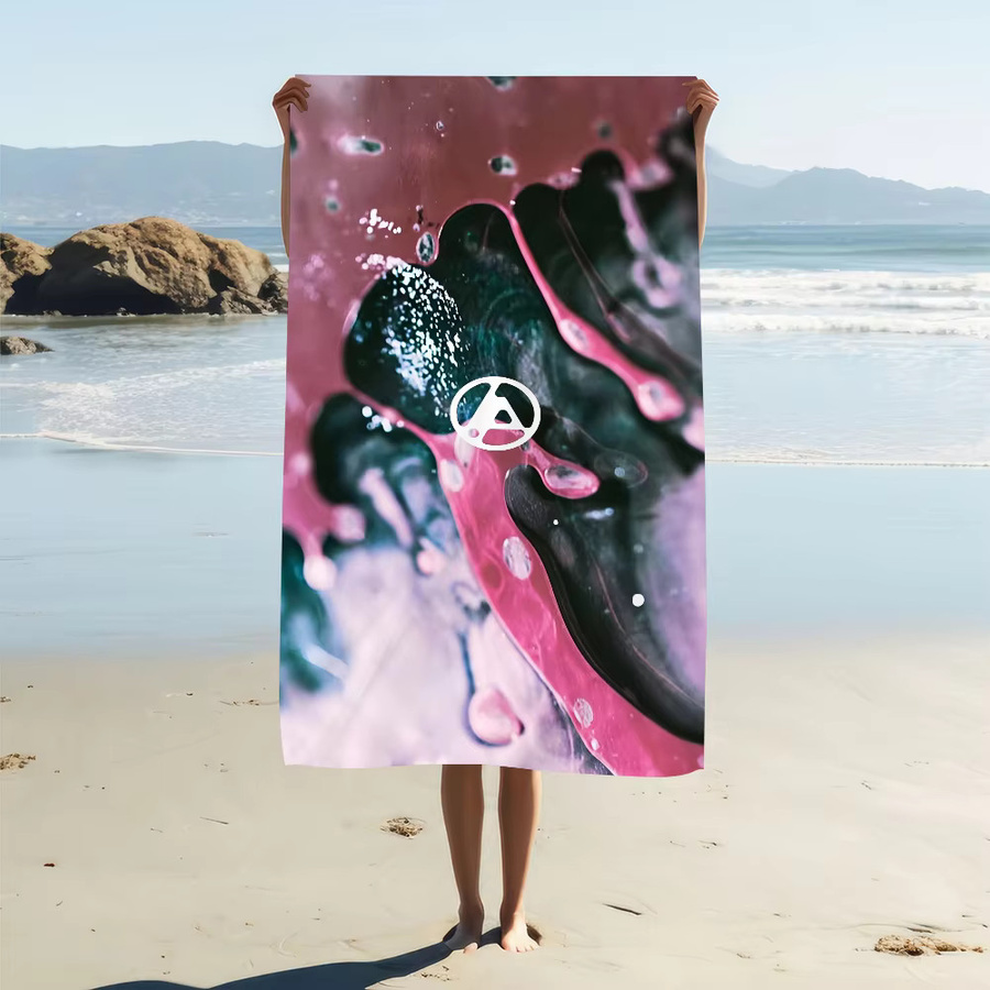 Schnell trocknendes Mikrofaser Handtuch von P-Park mit Linkin Park Grafik Design für Sport, Dusche und Camping, Mehrfarbig - Bild 2