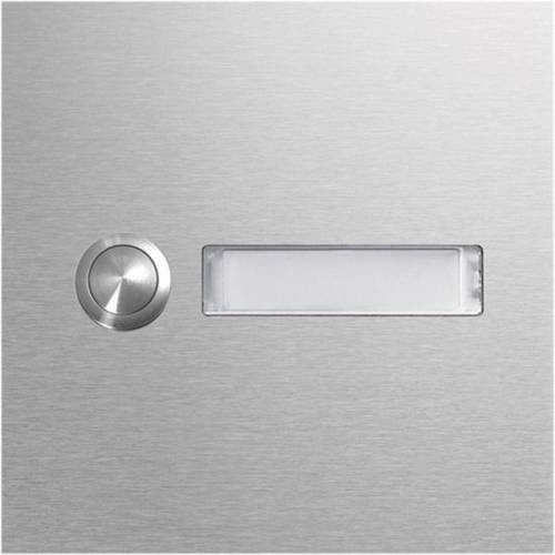 Hager REN001X Rund-Taster-Modul in Silber aus Edelstahl - Bild 1