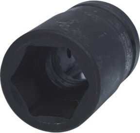 KS Tools Sechskant-Kraftstecknuss 1 Zoll, mittel lang, 36 mm, Chrome-Molybdän, Schwarz - Bild 1