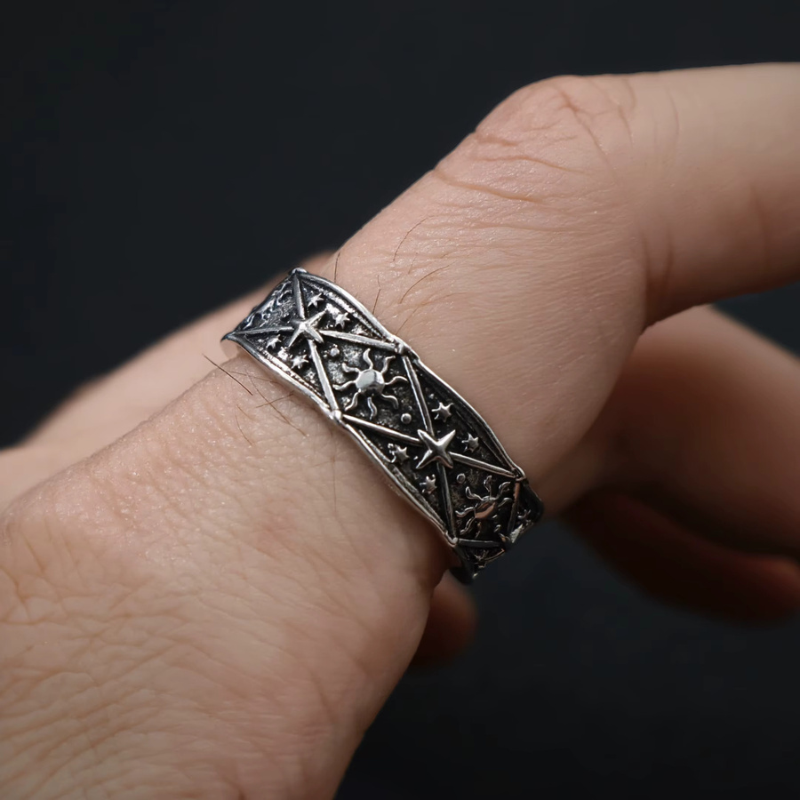 LENNIK Ring, versilberter Kupfer, Unisex - Bild 3