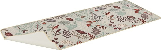 LIVARNO Läufer mit floralem Design in Beige, B/T: 65 x 180 cm - Bild 1