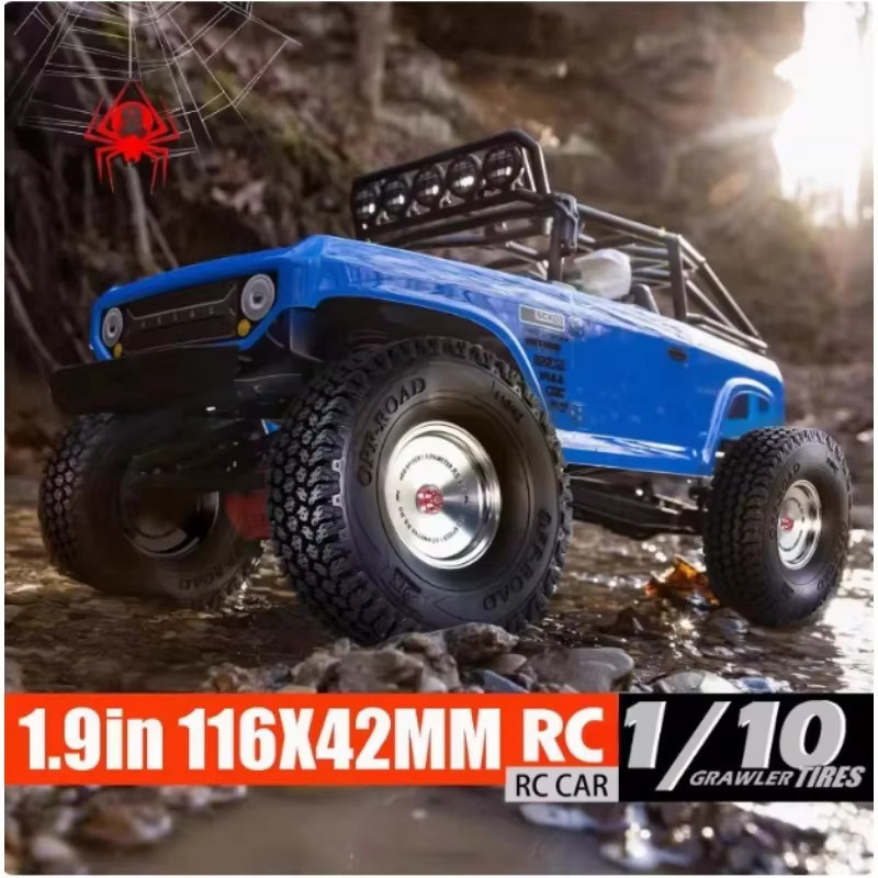 TIMEA RC Crawler-Reifen, 4-teiliges Set, Gummi, Schwarz - Bild 3