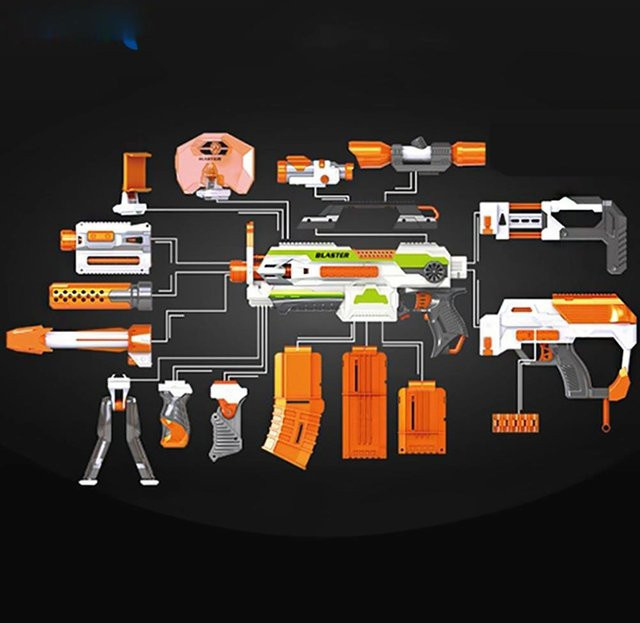 Nerf N-strike Elite Serie Zubehör, 9-teiliges Set - Bild 1