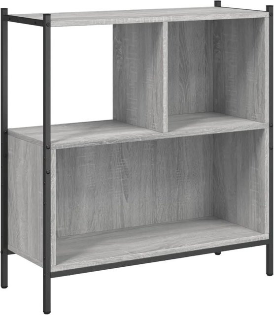 vidaXL Bücherregal Grau Sonoma B/T/H: 72 x 28 x 77,5 cm aus Holzwerkstoff - Bild 1